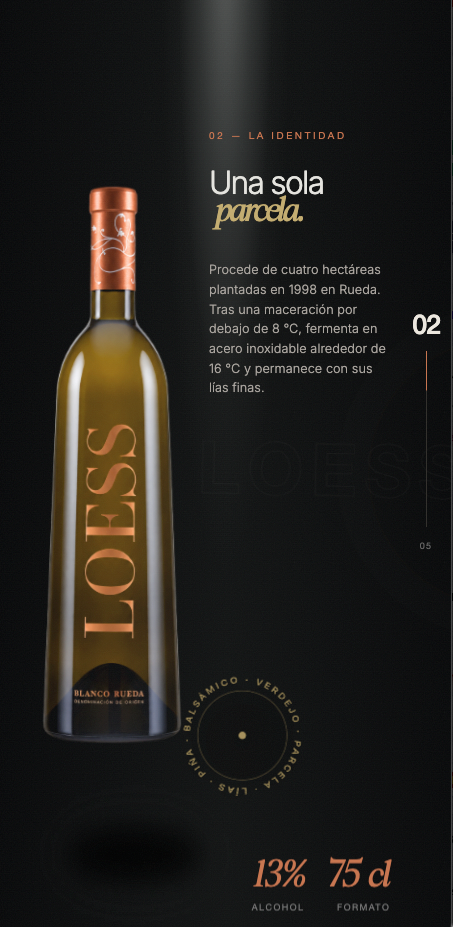Identidad y elaboración del vino Loess Verdejo
